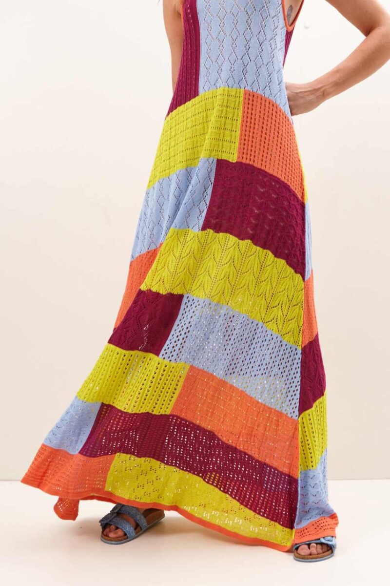 rosaazul_shop vestido longo tricot patchwork 2